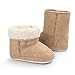 LIVEBOX Baby Boy Girl Boots Newborn Prewalker Toddler Shoes Premium Soft Anti-Slip Sole Warm Winter Boots for Infant (S: 0~6 Months,Khaki2)