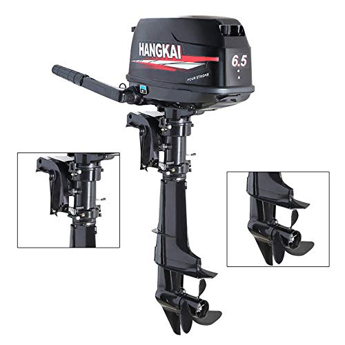 SHZICMY Outboard Motor, 4 Stroke 6.5HP 123CC Fishing Boat Engine Water Cooling System 4.8KW CDI 12L (USA Stock) - Thumbnail 3