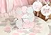 Baby Elephants Set of 100 Pieces Light Pink and Gray Baby Shower Decoration primary