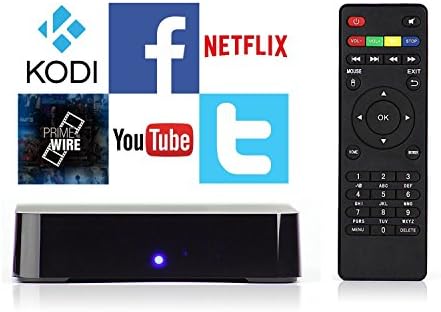 Android TV Box with Kodi PRE-installed - Stream Millions of Movies, TV Shows and Music for FREE - Kodi, YouTube, Netflix, Browser and More Apps All Pre-Installed - NO Setup Required - Just Plug &amp; Play