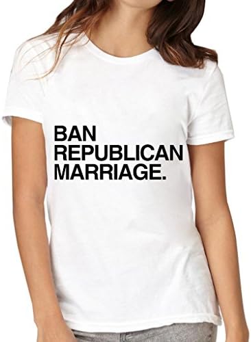 FairyStore Women's Gay Marriage Equality Cool T-Shirt For Women Medium White