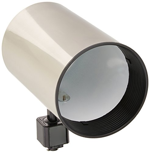 PLC Lighting TR305M SN Track Lighting 1 Light Cylinder Collection, Satin Nickel Finish