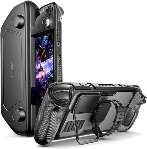 JSAUX ModCase Compatibel Mit Valve Steam Deck/OLED, PC0104 Modulares Steam Deck Hülle mit Abnehmbare Frontschale Zubehör umfasst Schutzhülle, Gesichts