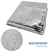 10'x14' Silver Hercules Tent Shelter Tarp Cover Waterproof Tarpaulin Plastic Tarp Protection Sheet for Contractors, Camp