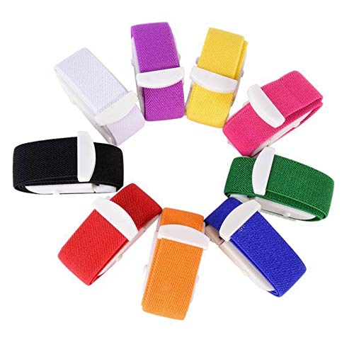 SUPERTOOL Medical Tourniquet with Buckle for Outdoor Emergency First Aid Blood Stop Belt Intravenous Quick and Slow Release (Purple, 1 Pack)