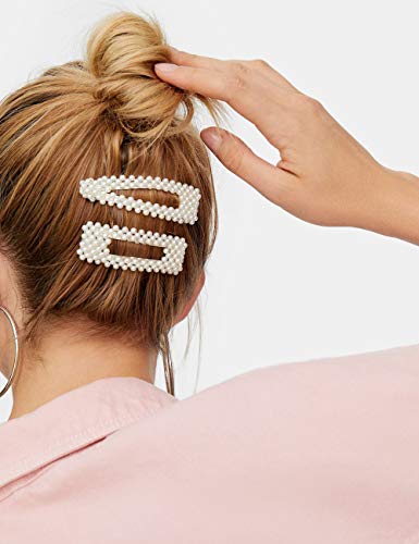 Milacolato 20 Pcs Pearl Hair Clips Artificial Pearl Hair Pins for Women Girls Elegant Handmade Fashion Hair Accessories Pearl Hair Clips for Party Wedding Daily - Thumbnail 4