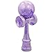 Full Silver & Purple Metallic Kendama And Extra String