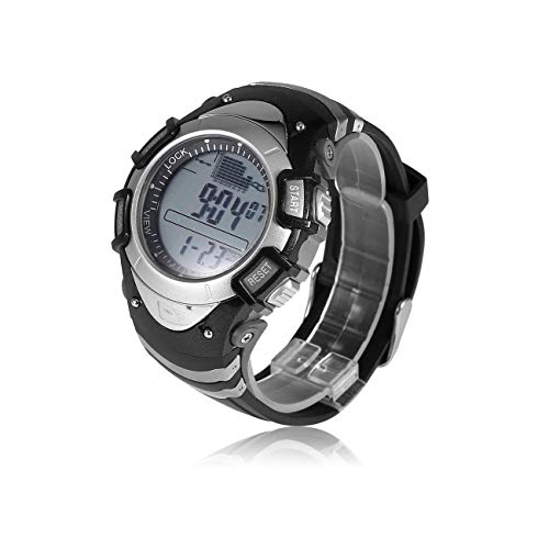 LasVogos SUNROAD Men Digital Fishing Watch 50m Waterproof Sport Barometer Thermometer