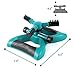 Leafgreen Lawn Sprinkler, 360 Rotating Adjustable Garden Sprinkler with 3600 SQ FT Coverage Premium Quality Lawn Irrigation System