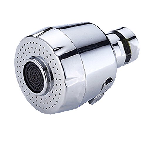 Faucet sprayer Kitchen faucet sprayer Swivel Sprayer 360-degree rotating tap double spray aeratorï¼ŒWith universal adapters, gaskets and other accessories.