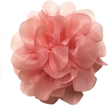 Soft Flower Hair Clip and Pin Girls Headband Hair Flowers Clips (Watermelon Red)
