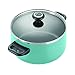Farberware 21926 High Performance Nonstick Cookware Pots and Pans Set Dishwasher Safe, 17 Piece, Aqua