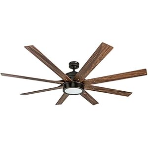 Honeywell Ceiling Fans 50609-01 Xerxes Ceiling Fan with Remote Control, 62”, Espresso Bronze