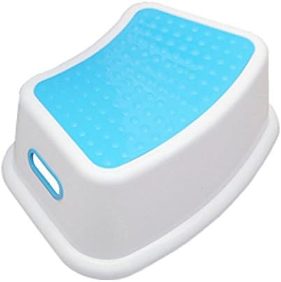 LANKUOStep Stool, Take It Along in Bedroom, Kitchen, Bathroom and Living Room. Great for Potty Training! (Blue)