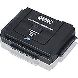 Unitek USB 3.0 to IDE and Sata Converter Hard Drive Adapter Universal 2.5/3.5/5.25 Drives Optical Drive, One Touch Backup Function and Restore Software, with 12v 2a Power Adapter, 4pin Power Cable