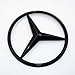 US85 Direct Mercedes-Benz Luggage Lid Adhesive Nameplate Star Logo Trunk Rear Emblem W205 Modified C-Class C 300 C43 C 63 S C 450 Sedan (Gloss Black)