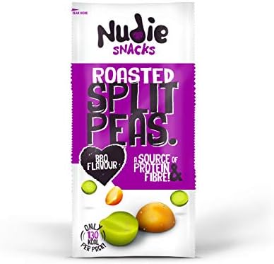 NUDIE SNACKS | Split Peas BBQ Flavour | 4 x 30g (UK)