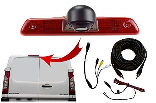 Dolphin Automotive Reversing High Level Brake Light Camera for Peugeot Expert, Toyota ProAce and Citroen Jumper 2007-2016