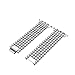 For Apple Watch Series 1/2 38MM/42MM,Sunfei Stainless Steel Watch Band Replacement Strap (42MM, Silver)