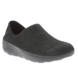 FitFlop Women's Superloafer? Nubuck Black Loafer 7 M (B)