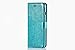 HLCT iPhone 8 Plus Case, iPhone 7 Plus Case, PU Leather Wallet Case, with Soft TPU Protective Bumper, Built-in Stand Kickstand, Cash and Card Pockets (Teal)