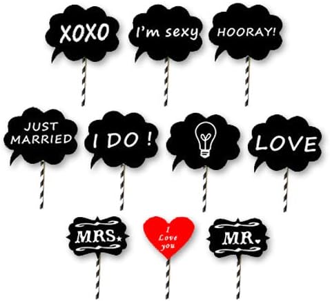 Propsicle Bride to Be Props for Wedding / Bride Groom Props for Wedding / Wedding Photo Props / Pre Wedding Props - 10 Pcs