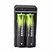 FTXJ 4PC Rechargeable 5800mAh Li-ion 18650 3.7V Battery + 2PC Charger