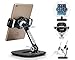AboveTEK Tablet Stand Holder, Stylish Aluminum iPad Stands, Foldable 360° Swivel Table Stand Holder fits 4-11