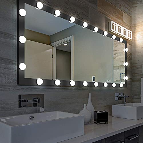 ANYHI Large Full Length Mirror with Lights, Standing Floor Mirror Full