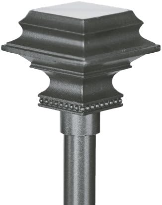 Window Curtain Rod Set. Pedestal Silver Pewter. Adjustable 28"-48", 48"-86", 70"-120". Matching Tie Backs and Rings Sold Separately (48"-86")