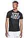 GUESS Factory Men's New York Graphic Logo Crewneck Short Sleeve Tee Jet Black