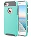 iPhone 7 Case,ULAK Slim [Dual Layer] Protection [Scratch Resistant] Hard Back Cover [Shock Absorbent] TPU Bumper Case for Apple iPhone 7 [4.7 inch] Mint/Gray