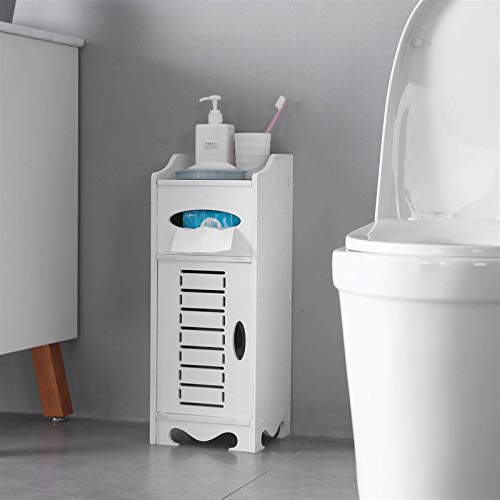 Waterproof Single Door Bathroom Paper Towel Storage Narrow