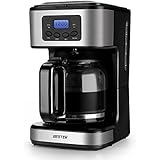 BESTEK Drip Coffee Maker 12 Cup Programmable Brewer Automatic Drip with Carafe [ETL Listed]