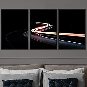 signwin 3 Piece Framed Canvas Wall Art Colorful...
