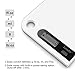 Letsfit Digital Kitchen Scale, Food Scale Grams and Ounces, Ultra Slim Size, Large Capacity 11lb 5kg, Battery Included