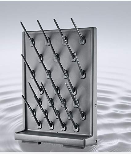 27 Pegs Lab Supply Drying Rack, Pegboard Bench-top/Wall-Mount Laboratory Glassware 27 Detachable PegsLab Drying Draining Rack Cleaning Equipment