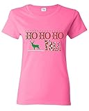 Shop4Ever® Ho Ho Ho Y'all Christmas Women's T-Shirt Funny Xmas Shirts