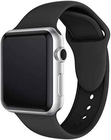 LEEBA Compatible Apple Watch Band 38mm 42mm 40mm 44mm[for Apple Watch Series 4/3/2/1] Silicone Replacement iWatch Strap