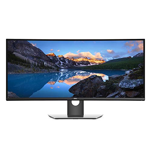 Dell U3419W Écran De PC 34" Incurvé Ultrasharp Ultrawide Quad Hd LCD à Rétroéclairage Led, Ips, 60 Hz, 8 Ms, Noir