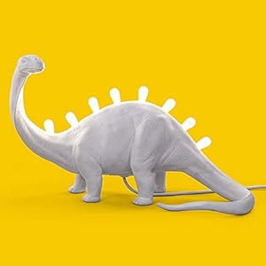 Lampada In Resina”Dinosaur Lamp” Cm.49X17 H.31 – Brontosaurus