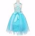 iiniim Girls Kids Crossed Back Bridesmaid Wedding Pageant Party Flower Girl Dress