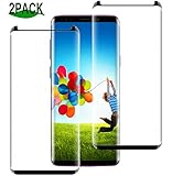 Galaxy S9 Screen Protector [2-Pack], S9 Screen Coverage Glass [Easy to Install][9H Hardness][Case Friendly][Anti-Fingerprint] Tempered Glass Screen Protector Compatible with Samsung Galaxy S9 (5.8'')