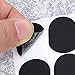 Pixnor Altotenor Sax Clarinet Mouthpiece Patches Pads Cushions, Black, 8 Pack