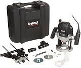 Trend T7EK 2100W Variable Speed Plunge Router 50mm Depth 240V Black view 4