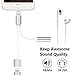 Headphone Jack Adapter Compatible for iPhone Dongle 2 in 1 Earphone Dual Connector Audio 3.5mm Charger Aux Adaptor Cable Replacement Splitter for iPhone 7/7 Plus 8/8 Plus/X 10 Supports iOS 12 – Silverthumb 4