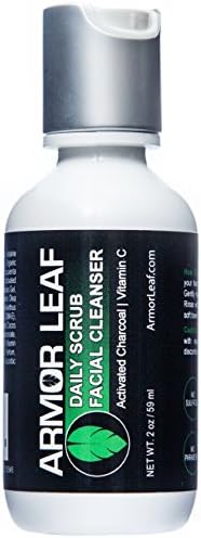 Armor Leaf Daily Scrub Face Cleanser TO GO size for Men and Women (2 oz)