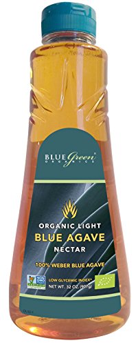 image for Blue Green Agave Organic Nectar, Light Blue, 32 Ounce