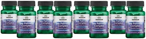 Swanson Saw Palmetto Combo 120 Sgels 2 Bottles (4 Pack)