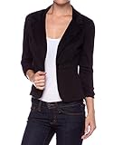 A.S Auline Womens Casual Collection Solid Fitted Blazer-MADE IN USA